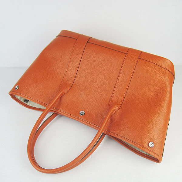 7A Hermes Garden Party Bag Orange H2805 Replica - Click Image to Close